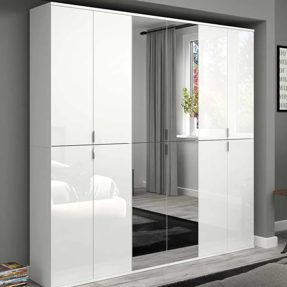 Wohnen Jugendzimmerschränke*Kompakte Schrank Kombi 12-türig - Ejulia (dreiteilig)