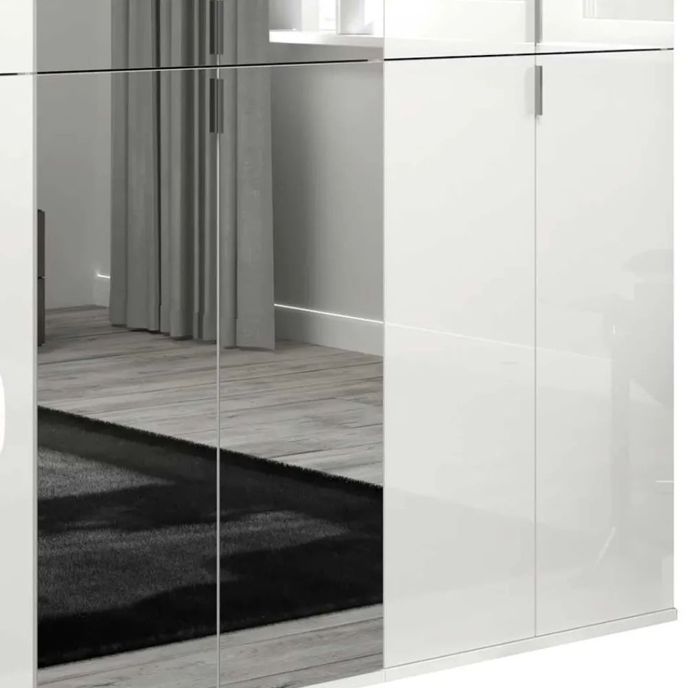 Wohnen Jugendzimmerschränke*Kompakte Schrank Kombi 12-türig - Ejulia (dreiteilig)