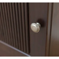 Wohnen Braune Möbel|Kleiderschränke*Kompakter Kleiderschrank im Modern-Country-Style - Nauizia