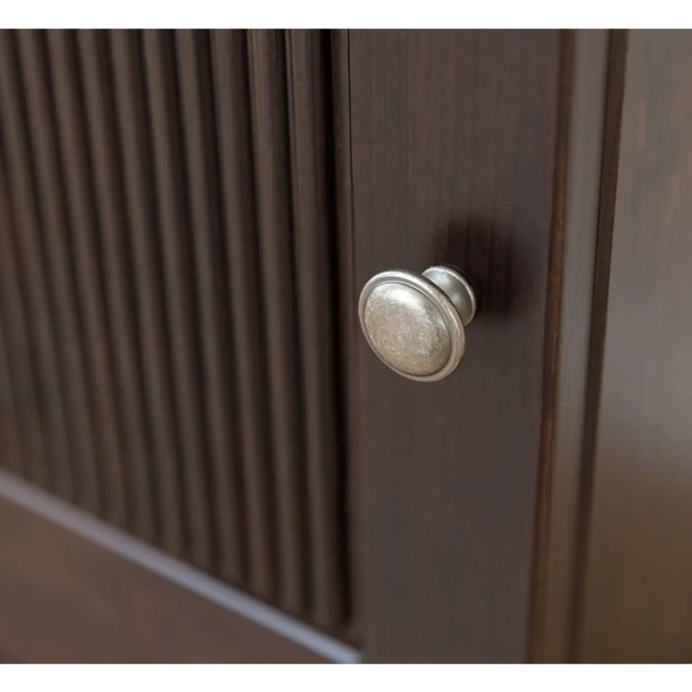 Wohnen Braune Möbel|Kleiderschränke*Kompakter Kleiderschrank im Modern-Country-Style - Nauizia