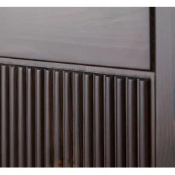 Wohnen Braune Möbel|Kleiderschränke*Kompakter Kleiderschrank im Modern-Country-Style - Nauizia