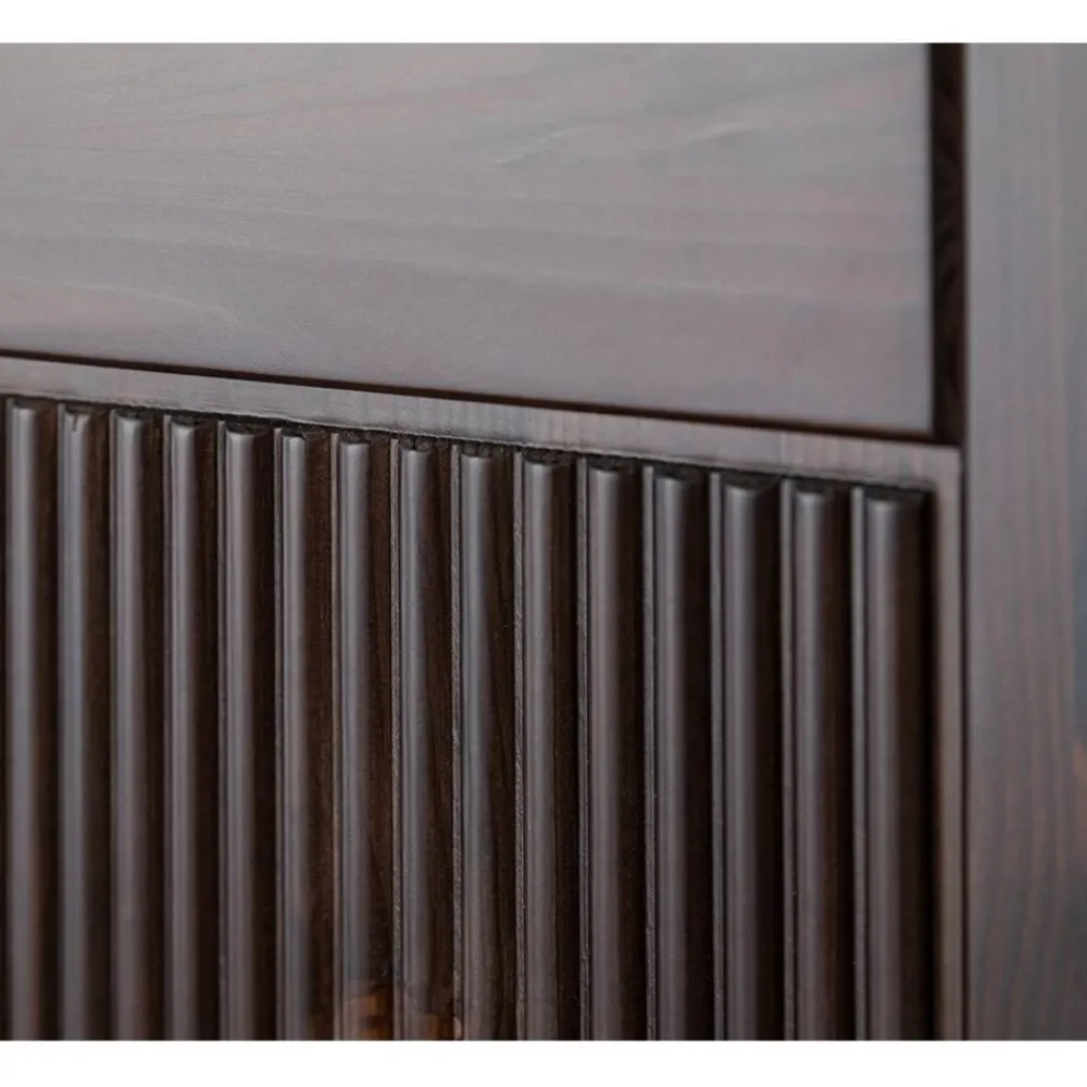 Wohnen Braune Möbel|Kleiderschränke*Kompakter Kleiderschrank im Modern-Country-Style - Nauizia