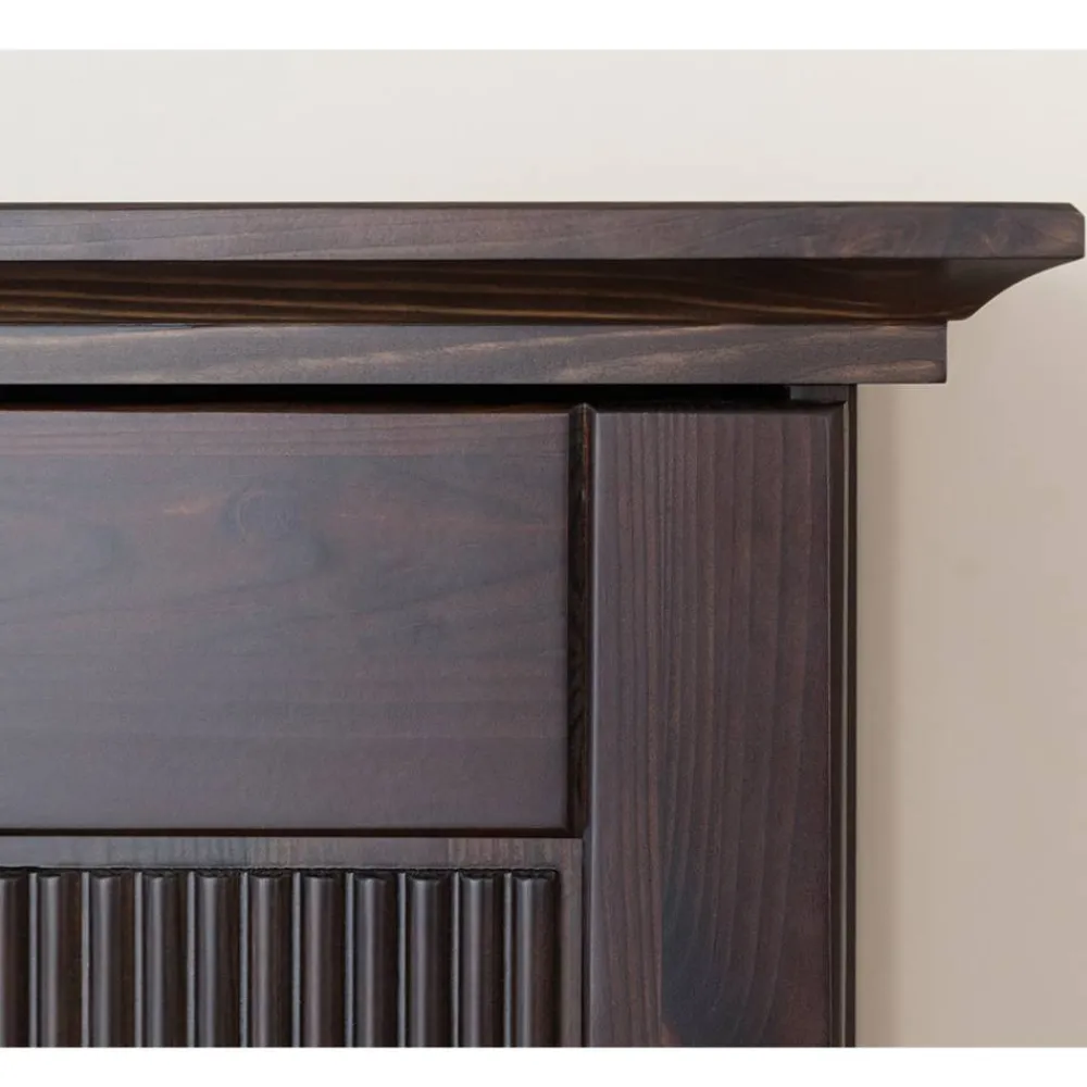 Wohnen Braune Möbel|Kleiderschränke*Kompakter Kleiderschrank im Modern-Country-Style - Nauizia