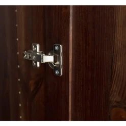 Wohnen Braune Möbel|Kleiderschränke*Kompakter Kleiderschrank im Modern-Country-Style - Nauizia