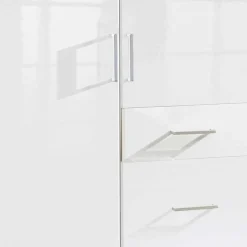 Wohnen Jugendzimmerschränke|Kleiderschränke*Kompakter Kleiderschrank in Weiß - Venture