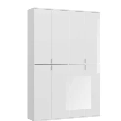 Wohnen Kompakter Kleiderschrank 122x193x34 cm - Ejulia (zweiteilig)