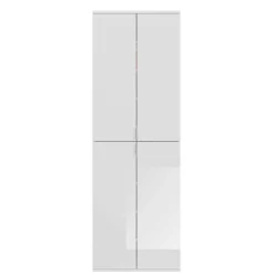 Wohnen Kompakter Kleiderschrank 122x193x34 cm - Ejulia (zweiteilig)