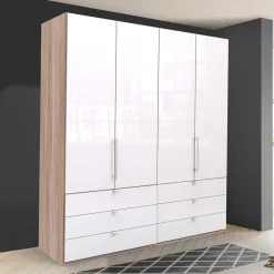 Wohnen Kompakter Schlafzimmerschrank 200cm breit - Bosays
