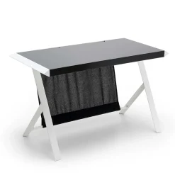 Wohnen Kompakter Schreibtisch in Schwarz und Weiß - Tulcea