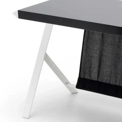 Wohnen Kompakter Schreibtisch in Schwarz und Weiß - Tulcea