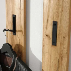 Wohnen Garderoben|Garderoben*Kompaktes Dielenmöbel Set in Graugrün - Point (dreiteilig)