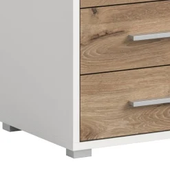 Wohnen Kompaktgarderobe in Weiß mit Asteiche - Wakes