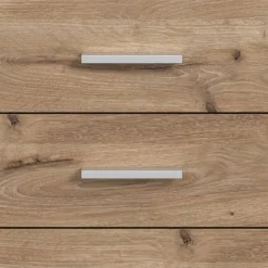 Wohnen Kompaktgarderobe in Weiß mit Asteiche - Wakes