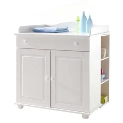 Wohnen Babyzimmer Komplett|Babyzimmermöbel*Komplett Babyzimmer Narcisso in Weiß (fünfteilig)