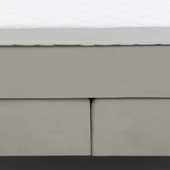 Wohnen Weiße Möbel|Betten*Komplett Boxspringbett in Creme - Skowera