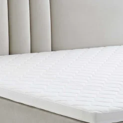 Wohnen Weiße Möbel|Betten*Komplett Boxspringbett in Creme - Skowera