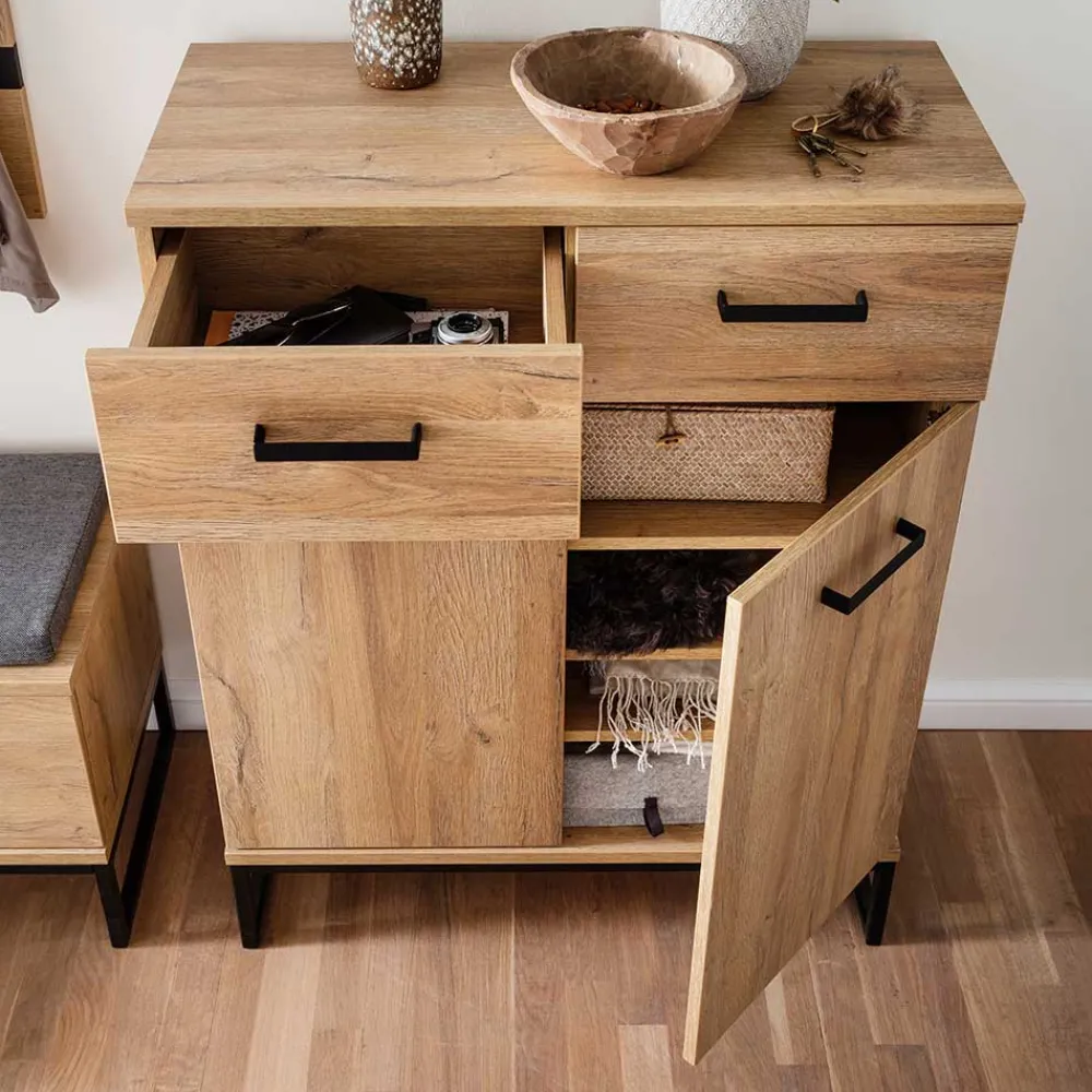 Wohnen Garderoben|Garderoben*Komplett Flureinrichtung im Loft Style - Truvisas (vierteilig)