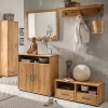 Wohnen Komplett Flureinrichtung aus Holz - Teano (fünfteilig)