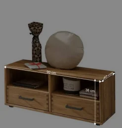 Wohnen Komplett Flureinrichtung aus Holz - Teano (fünfteilig)