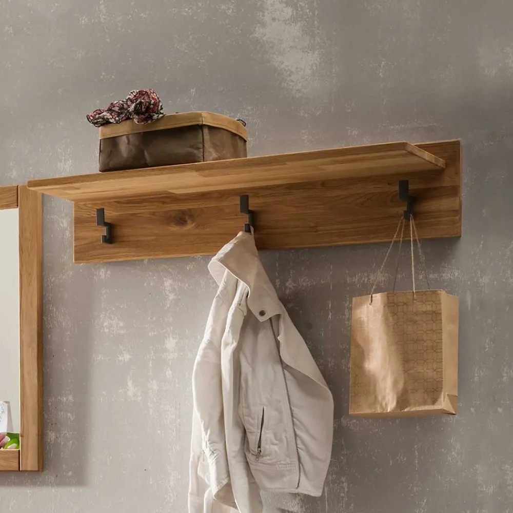 Wohnen Komplett Flureinrichtung aus Holz - Teano (fünfteilig)