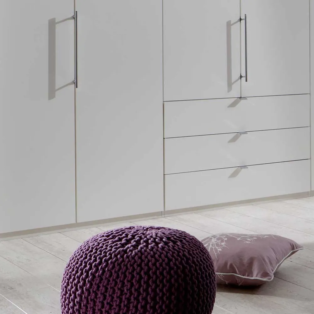 Wohnen Komplett Schlafzimmer Manchester in Weiß (vierteilig)