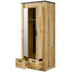 Wohnen Schlafzimmer Komplett*Komplett Schlafzimmer mit Einzelbett - Naiavio (vierteilig)