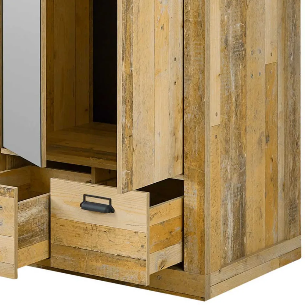 Wohnen Schlafzimmer Komplett*Komplett Schlafzimmer mit Einzelbett - Naiavio (vierteilig)