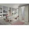 Wohnen Komplett Schlafzimmer Ronis mit Einzelbett in Komforthöhe (fünfteilig)