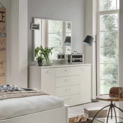 Wohnen Komplett Schlafzimmer Ronis mit Einzelbett in Komforthöhe (fünfteilig)