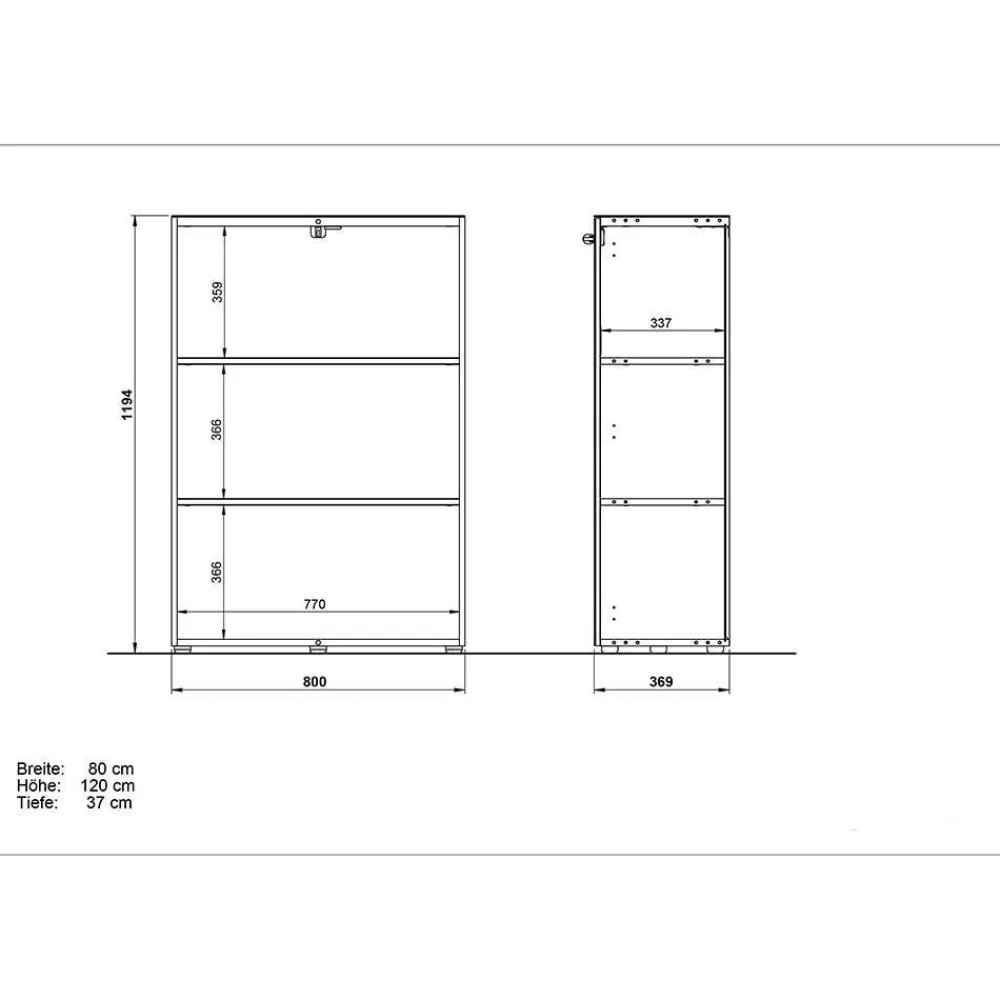 Wohnen Komplette Büro Einrichtung in Weiß - Fidania (fünfteilig)