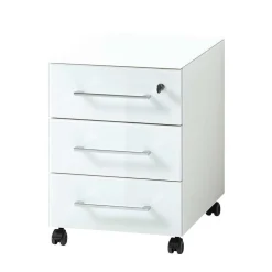 Wohnen Komplette Büro Einrichtung in Weiß - Fidania (fünfteilig)