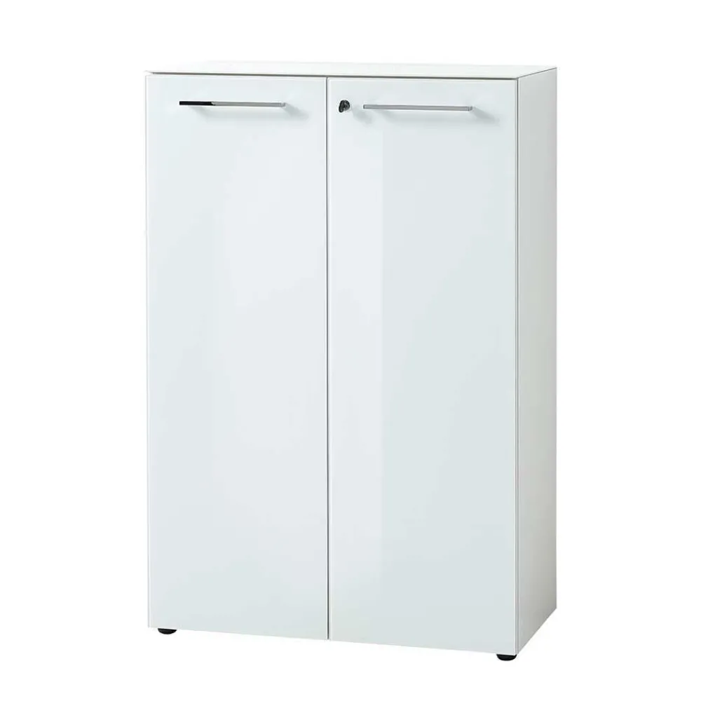 Wohnen Komplette Büro Einrichtung in Weiß - Fidania (fünfteilig)