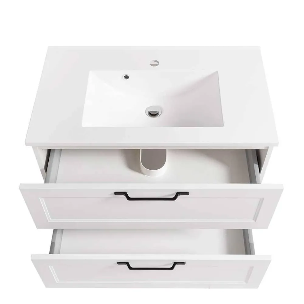 Wohnen Kompletteinrichtung Bad Möbelset - Gyatso (fünfteilig)