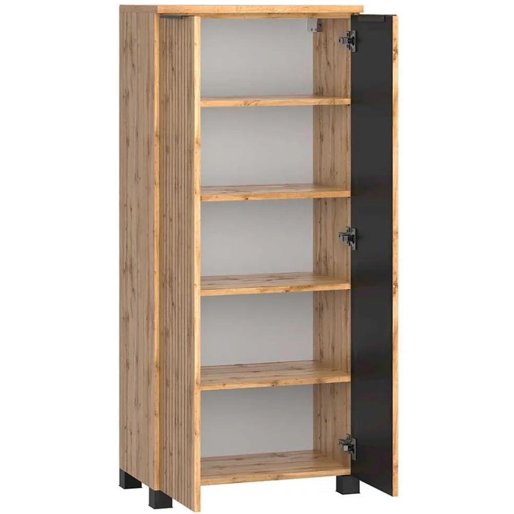 Wohnen Badezimmer Komplett*Komplett-Einrichtung Bad modern - Crystoga (vierteilig)