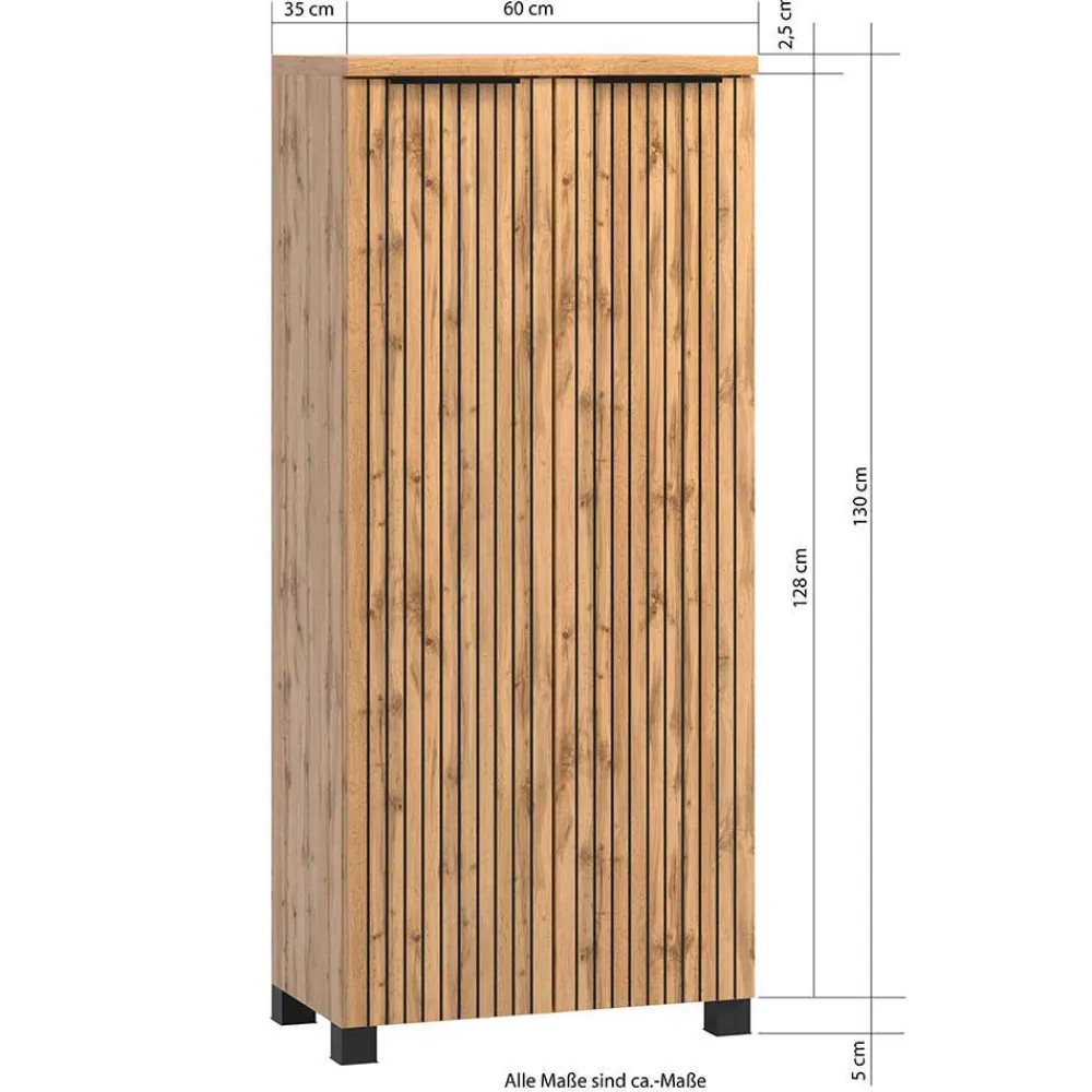 Wohnen Badezimmer Komplett*Komplett-Einrichtung Bad modern - Crystoga (vierteilig)