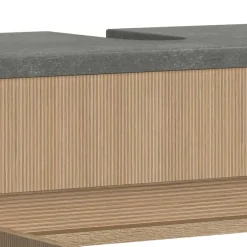 Wohnen Badezimmer Komplett*Kompletteinrichtung Badmöbel Set - Leitha (fünfteilig)