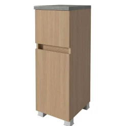 Wohnen Badezimmer Komplett*Kompletteinrichtung Badmöbel Set - Leitha (fünfteilig)