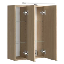 Wohnen Badezimmer Komplett*Kompletteinrichtung Badmöbel Set - Leitha (fünfteilig)