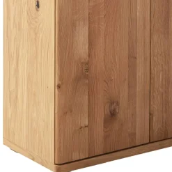 Wohnen Glasmöbel|Diele Komplett*Kompletteinrichtung Diele in Wildeiche - Manaus (fünfteilig)