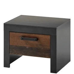 Wohnen Schlafzimmer Komplett*Komplett-Schlafzimmer Industry Stil - Timuras (vierteilig)