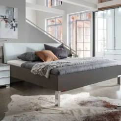 Wohnen Komplettschlafzimmer mit LED Beleuchtung - Geraldine (vierteilig)