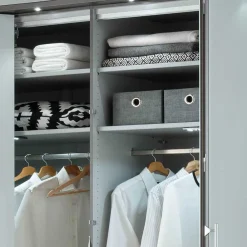 Wohnen Komplettschlafzimmer mit LED Beleuchtung - Geraldine (vierteilig)