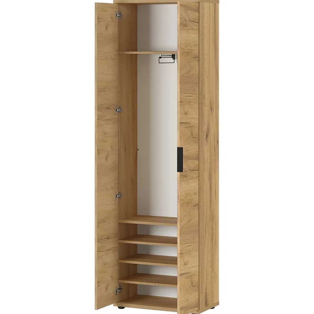 Wohnen Komplettset Flurmöbel mit Schrank - Esdrusca (fünfteilig)