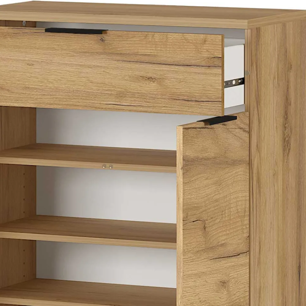 Wohnen Komplettset Flurmöbel mit Schrank - Esdrusca (fünfteilig)