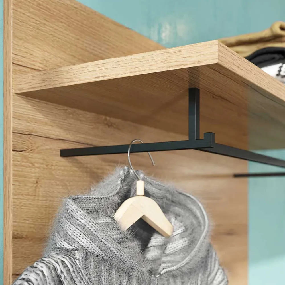 Wohnen Komplettset Flurmöbel mit Schrank - Esdrusca (fünfteilig)