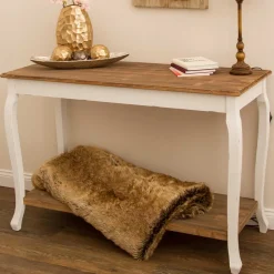 Wohnen Konsole Oldham in Weiß Holzfarben