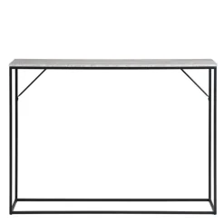 Wohnen Konsolentisch in Marmoroptik Beigegrau - Chica