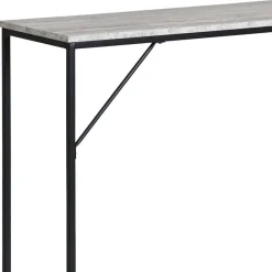 Wohnen Konsolentisch in Marmoroptik Beigegrau - Chica