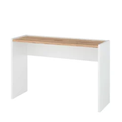 Wohnen Schminktische*Konsolentisch in Weiß und Wildeiche Dekor - Nonessia