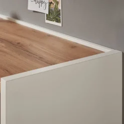 Wohnen Schminktische*Konsolentisch in Weiß und Wildeiche Dekor - Nonessia